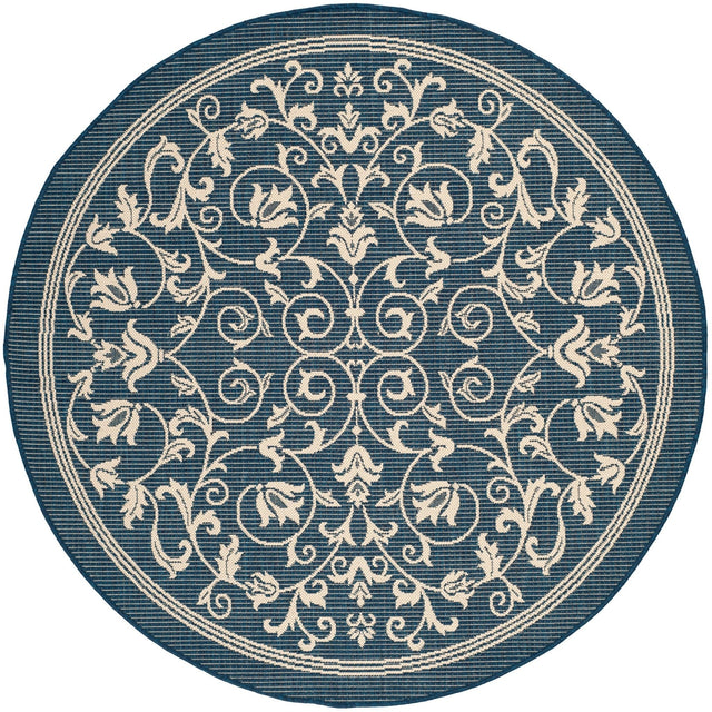 Safavieh Courtyard Cy2098 Navy/Beige Rug - Safavieh - cy2098 - 268 - 4r