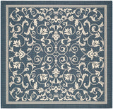 Safavieh Courtyard Cy2098 Navy/Beige Rug - Safavieh - cy2098 - 268 - 4sq
