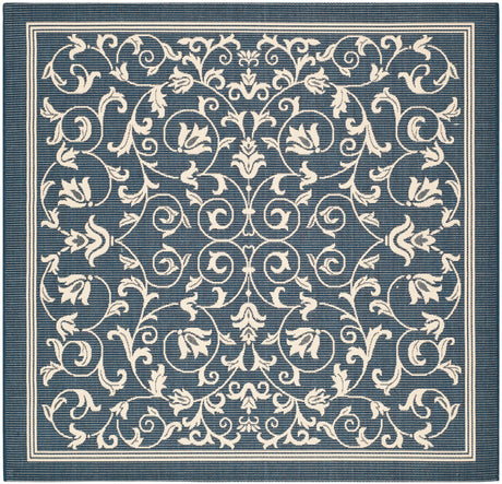 Safavieh Courtyard Cy2098 Navy/Beige Rug - Safavieh - cy2098 - 268 - 4sq
