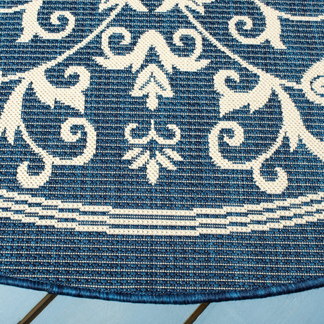 Safavieh Courtyard Cy2098 Navy/Beige Rug - Safavieh - cy2098 - 268 - 810