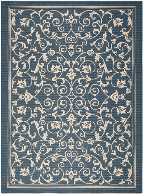 Safavieh Courtyard Cy2098 Navy/Beige Rug - Safavieh - cy2098 - 268 - 810