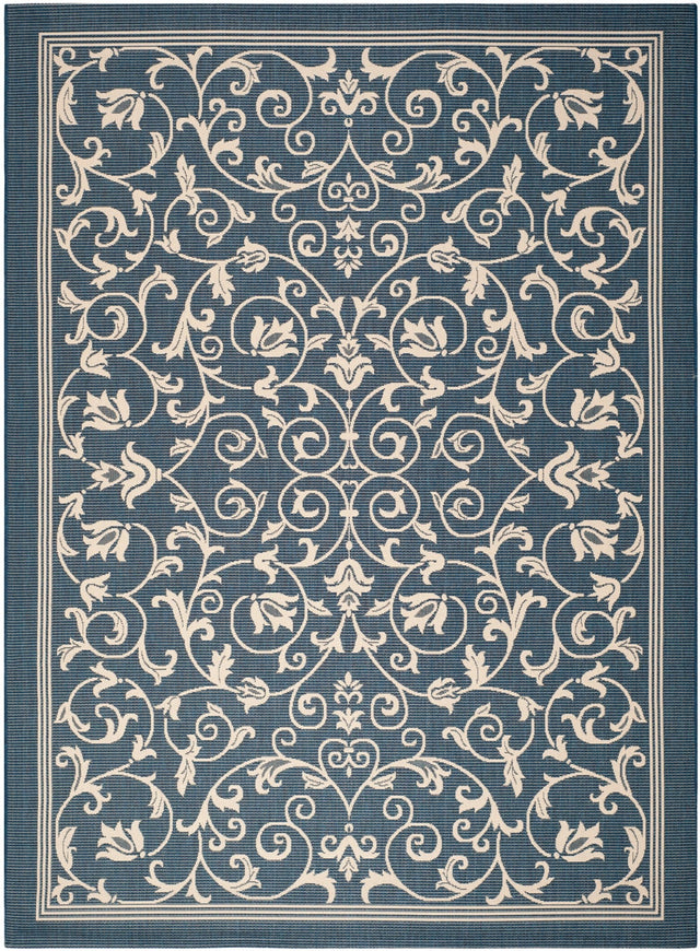 Safavieh Courtyard Cy2098 Navy/Beige Rug - Safavieh - cy2098 - 268 - 810
