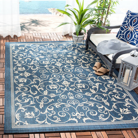 Safavieh Courtyard Cy2098 Navy/Beige Rug - Safavieh - cy2098 - 268 - 810