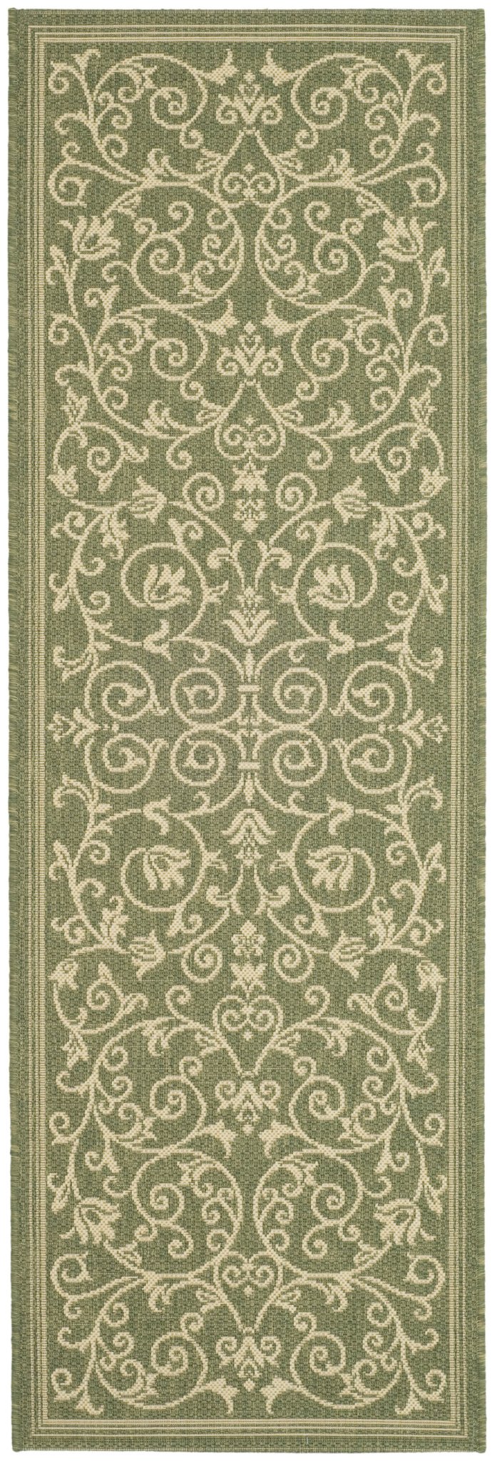 Safavieh Courtyard Cy2098 Olive/Natural Rug - Safavieh - cy2098 - 1e06 - 28