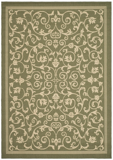 Safavieh Courtyard Cy2098 Olive/Natural Rug - Safavieh - cy2098 - 1e06 - 28