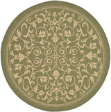 Safavieh Courtyard Cy2098 Olive/Natural Rug - Safavieh - cy2098 - 1e06 - 4r