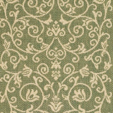 Safavieh Courtyard Cy2098 Olive/Natural Rug - Safavieh - cy2098 - 1e06 - 4r