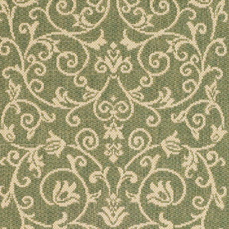 Safavieh Courtyard Cy2098 Olive/Natural Rug - Safavieh - cy2098 - 1e06 - 4r