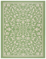 Safavieh Courtyard Cy2098 Olive/Natural Rug - Safavieh - cy2098 - 1e06 - 4r
