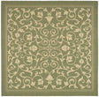Safavieh Courtyard Cy2098 Olive/Natural Rug - Safavieh - cy2098 - 1e06 - 4sq