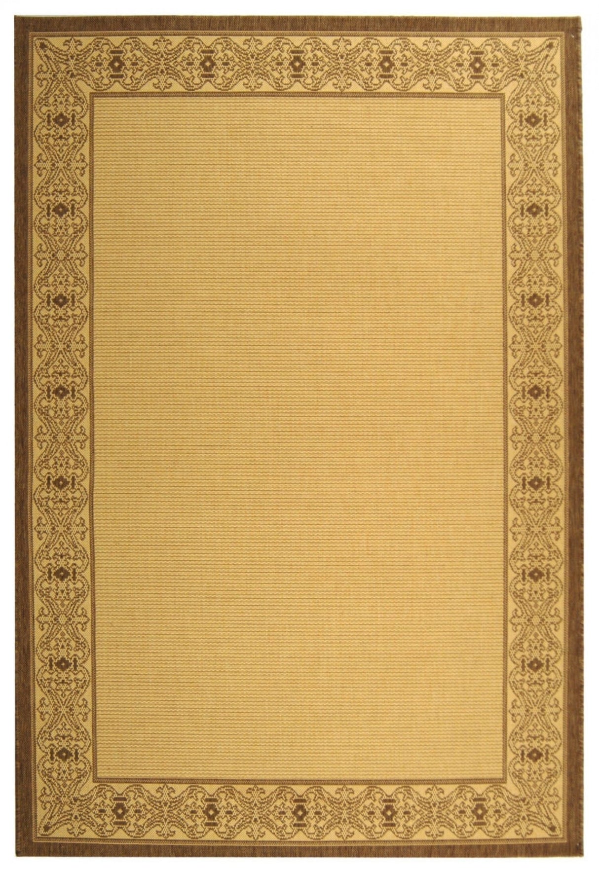 Safavieh Courtyard cy2099 - 3001 Natural / Brown Rugs - Safavieh - cy2099 - 3001 - 5r