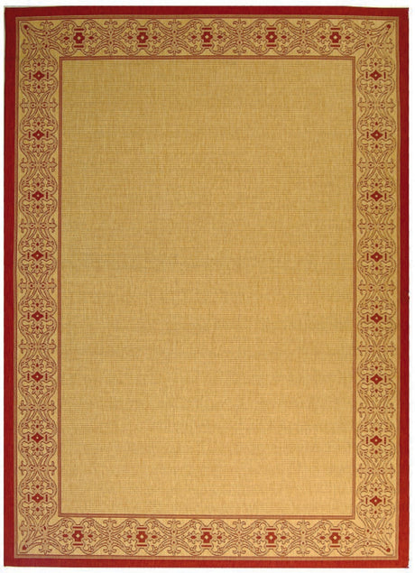 Safavieh Courtyard cy2099 - 3701 Beige / Red Rugs - Safavieh - cy2099 - 3701 - 2