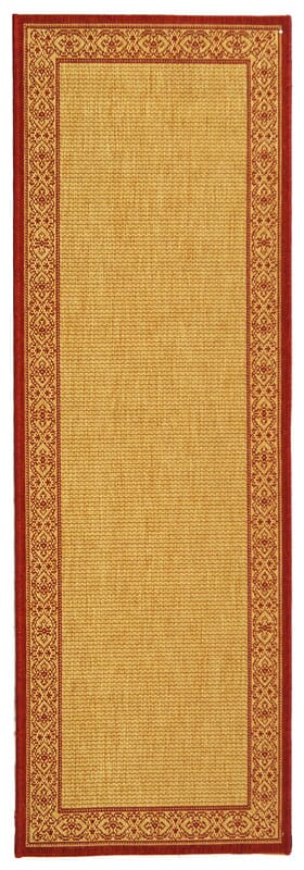Safavieh Courtyard cy2099 - 3701 Beige / Red Rugs - Safavieh - cy2099 - 3701 - 27