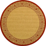 Safavieh Courtyard cy2099 - 3701 Beige / Red Rugs - Safavieh - cy2099 - 3701 - 5r