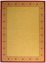 Safavieh Courtyard cy2099 - 3701 Beige / Red Rugs - Safavieh - cy2099 - 3701 - 5r