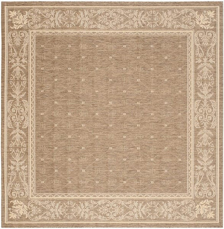 Safavieh Courtyard cy2326 - 3009 Brown / Natural Rugs - Safavieh - cy2326 - 3009 - 7sq