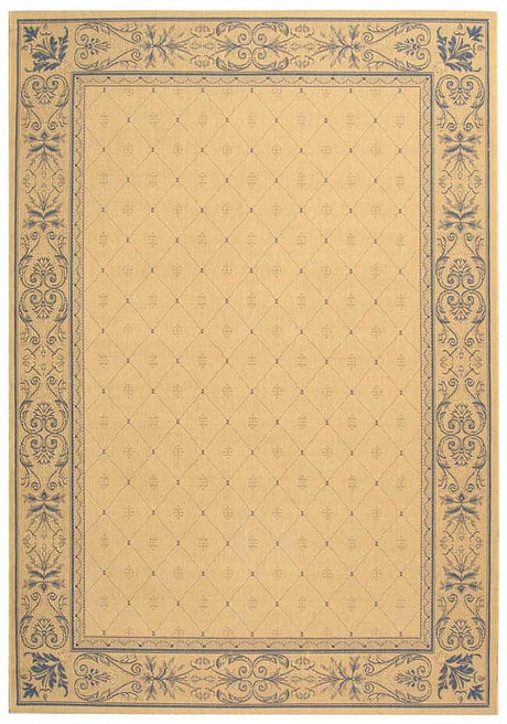 Safavieh Courtyard cy2326 - 3101 Natural / Blue Rugs - Safavieh - cy2326 - 3101 - 2