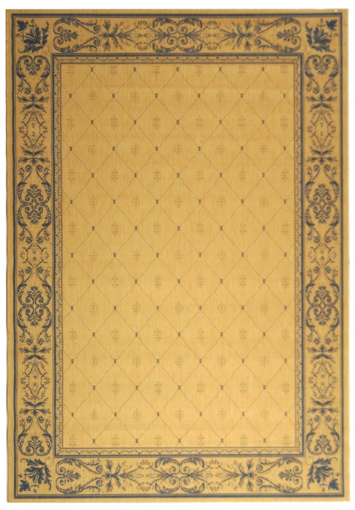 Safavieh Courtyard cy2326 - 3101 Natural / Blue Rugs - Safavieh - cy2326 - 3101 - 2
