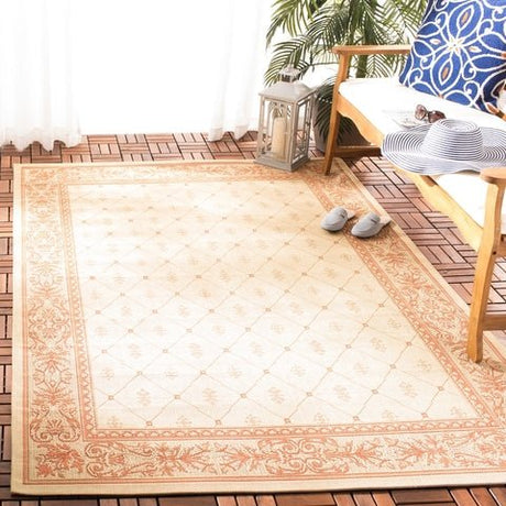 Safavieh Courtyard cy2326 - 3201 Natural / Terra Rugs - Safavieh - cy2326 - 3201 - 3