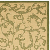 Safavieh Courtyard cy2653 - 1e01 Natural / Olive Rugs - Safavieh - cy2653 - 1e01 - 0