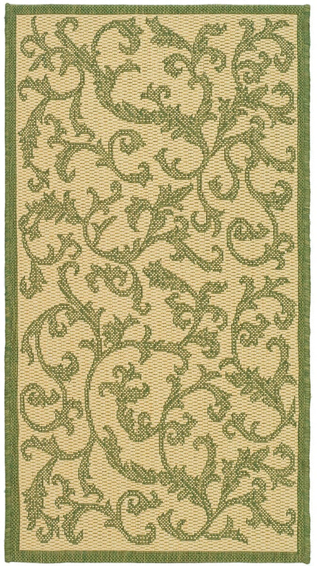 Safavieh Courtyard cy2653 - 1e01 Natural / Olive Rugs - Safavieh - cy2653 - 1e01 - 6