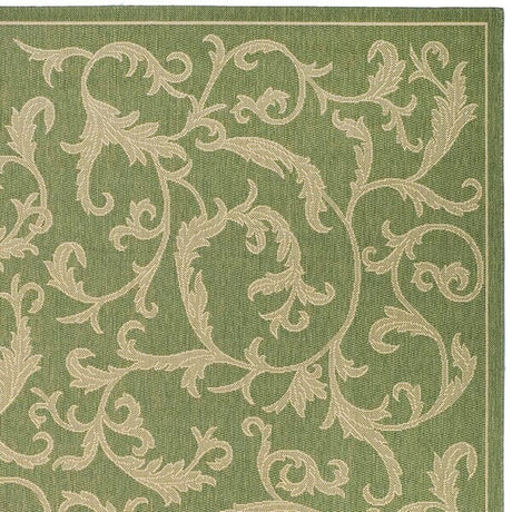 Safavieh Courtyard cy2653 - 1e06 Olive / Natural Rugs - Safavieh - cy2653 - 1e06 - 0