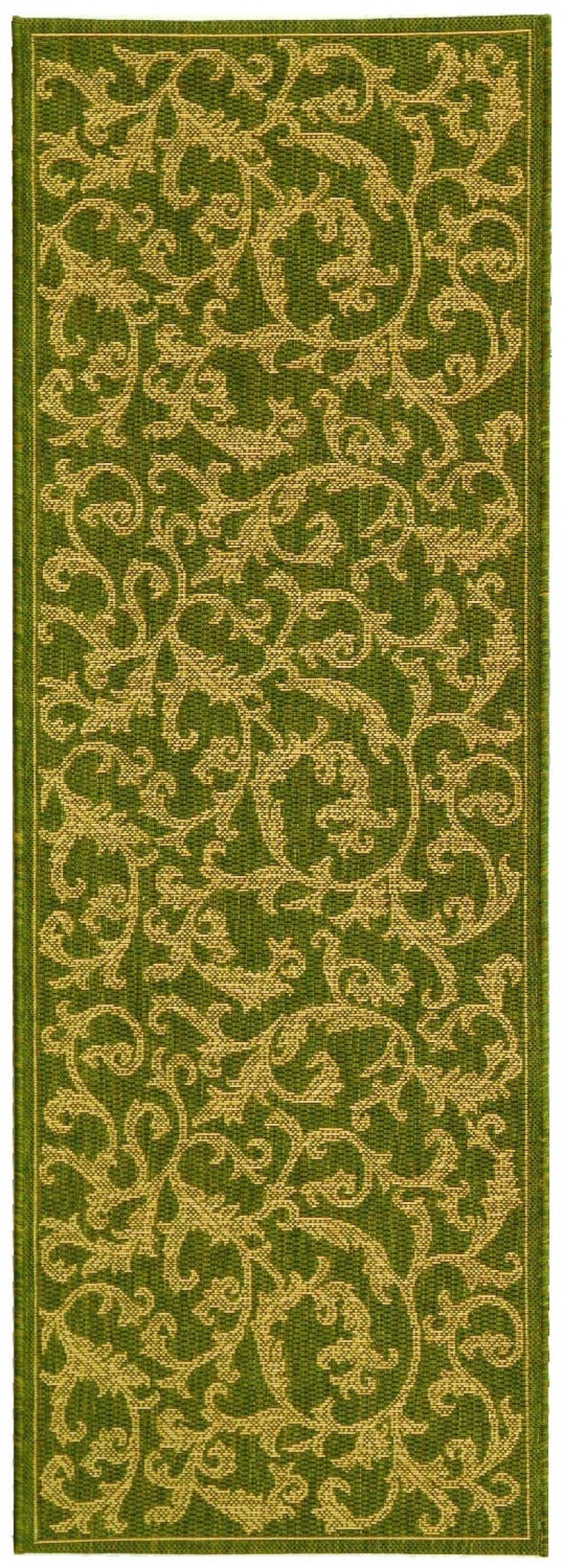 Safavieh Courtyard cy2653 - 1e06 Olive / Natural Rugs - Safavieh - cy2653 - 1e06 - 27