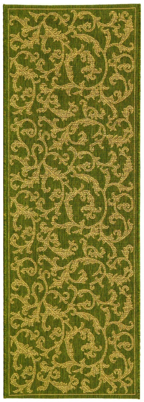 Safavieh Courtyard cy2653 - 1e06 Olive / Natural Rugs - Safavieh - cy2653 - 1e06 - 27