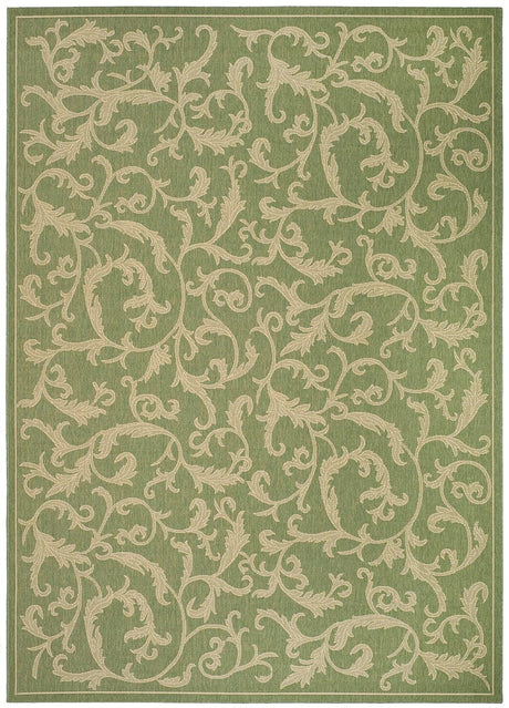 Safavieh Courtyard cy2653 - 1e06 Olive / Natural Rugs - Safavieh - cy2653 - 1e06 - 6
