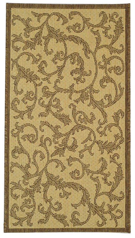 Safavieh Courtyard cy2653 - 3001 Natural / Brown Rugs - Safavieh - cy2653 - 3001 - 0