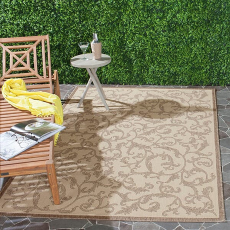 Safavieh Courtyard cy2653 - 3001 Natural / Brown Rugs - Safavieh - cy2653 - 3001 - 0