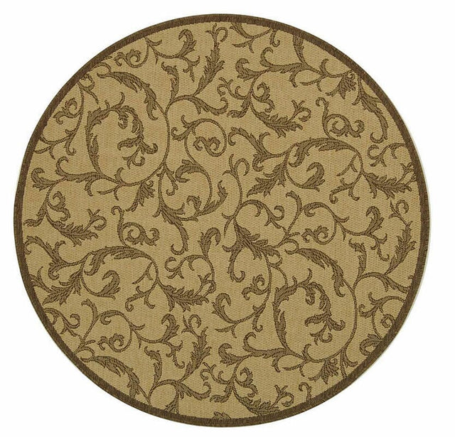 Safavieh Courtyard cy2653 - 3001 Natural / Brown Rugs - Safavieh - cy2653 - 3001 - 6