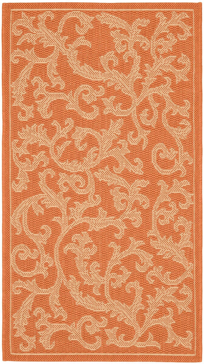 Safavieh Courtyard cy2653 - 3202 Terracotta / Natural Rugs - Safavieh - cy2653 - 3202 - 6
