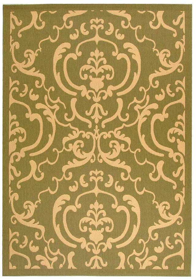 Safavieh Courtyard cy2663 - 1e06 Olive / Natural Rugs - Safavieh - cy2663 - 1e06 - 2