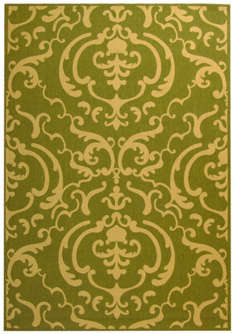 Safavieh Courtyard cy2663 - 1e06 Olive / Natural Rugs - Safavieh - cy2663 - 1e06 - 5r