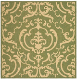 Safavieh Courtyard cy2663 - 1e06 Olive / Natural Rugs - Safavieh - cy2663 - 1e06 - 7sq