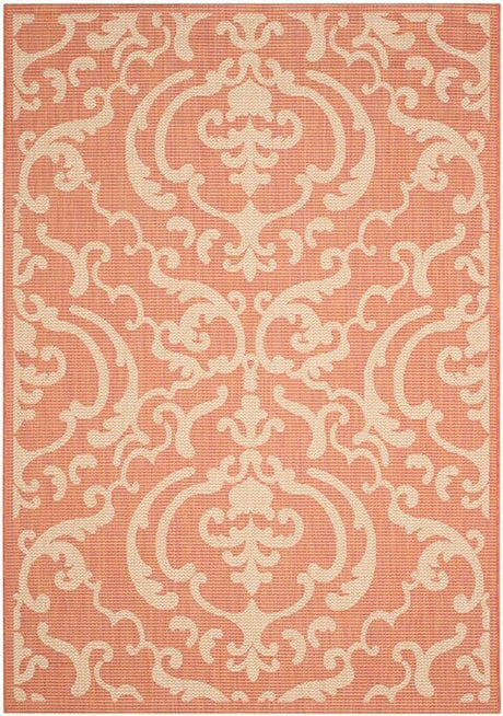 Safavieh Courtyard cy2663 - 3202 Terracotta / Natural Rugs - Safavieh - cy2663 - 3202 - 2