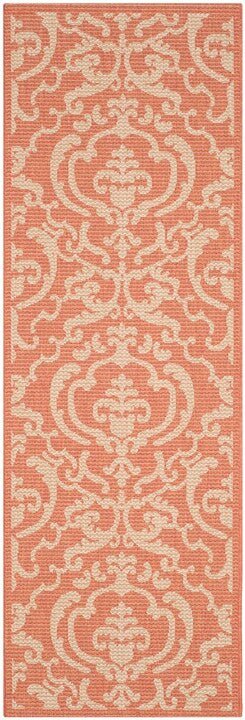 Safavieh Courtyard cy2663 - 3202 Terracotta / Natural Rugs - Safavieh - cy2663 - 3202 - 2