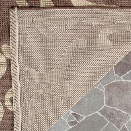 Safavieh Courtyard cy2663 - 3409 Chocolate / Natural Rugs - Safavieh - cy2663 - 3409 - 2