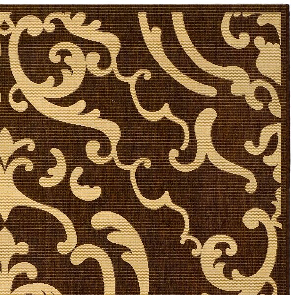 Safavieh Courtyard cy2663 - 3409 Chocolate / Natural Rugs - Safavieh - cy2663 - 3409 - 2