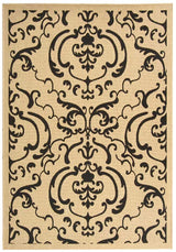 Safavieh Courtyard cy2663 - 3901 Sand / Black Rugs - Safavieh - cy2663 - 3901 - 2