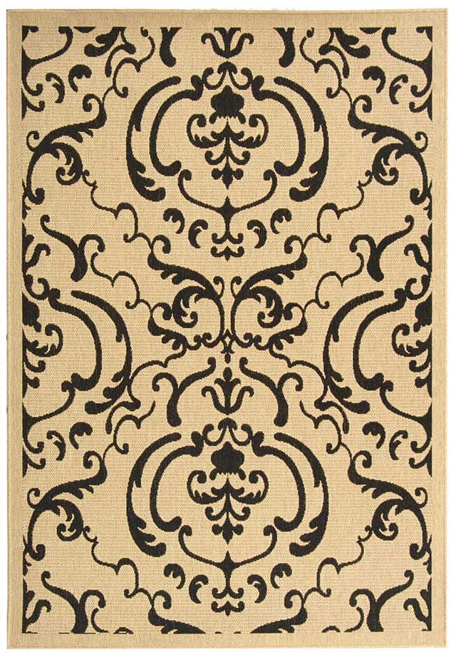 Safavieh Courtyard cy2663 - 3901 Sand / Black Rugs - Safavieh - cy2663 - 3901 - 2