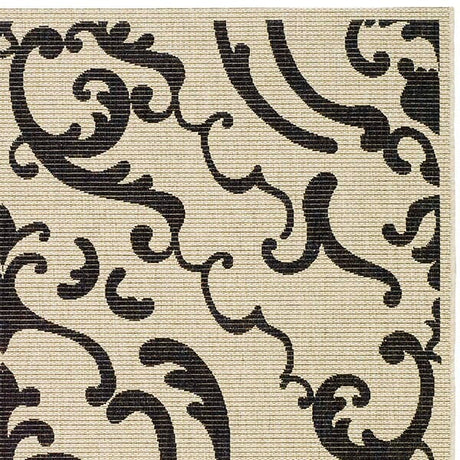 Safavieh Courtyard cy2663 - 3901 Sand / Black Rugs - Safavieh - cy2663 - 3901 - 2