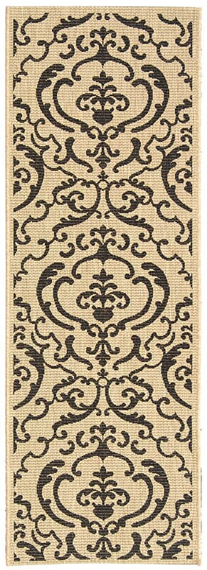 Safavieh Courtyard cy2663 - 3901 Sand / Black Rugs - Safavieh - cy2663 - 3901 - 27