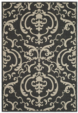 Safavieh Courtyard cy2663 - 3908 Sand / Black Rugs - Safavieh - cy2663 - 3908 - 2