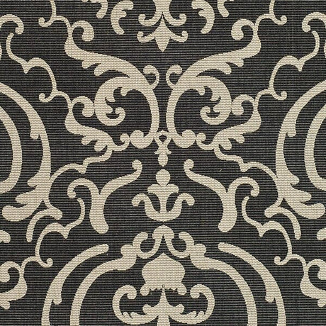 Safavieh Courtyard cy2663 - 3908 Sand / Black Rugs - Safavieh - cy2663 - 3908 - 2