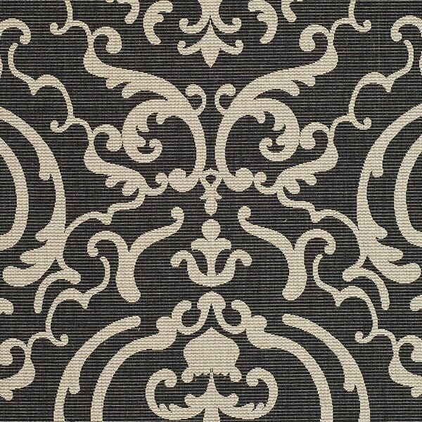 Safavieh Courtyard cy2663 - 3908 Sand / Black Rugs - Safavieh - cy2663 - 3908 - 2