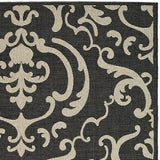 Safavieh Courtyard cy2663 - 3908 Sand / Black Rugs - Safavieh - cy2663 - 3908 - 2