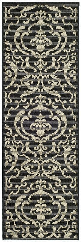 Safavieh Courtyard cy2663 - 3908 Sand / Black Rugs - Safavieh - cy2663 - 3908 - 27