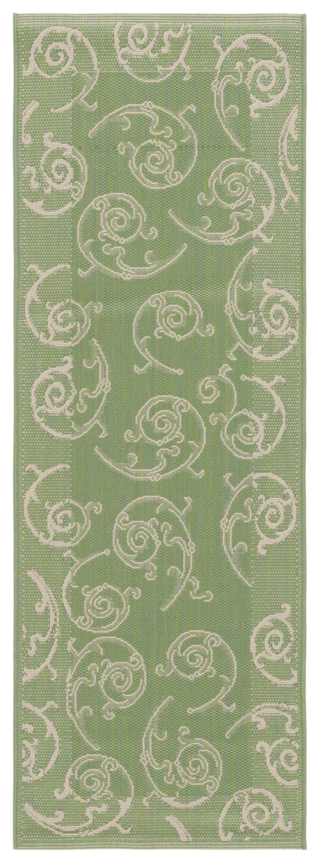 Safavieh Courtyard cy2665 - 1e06 Olive / Natural Rugs - Safavieh - cy2665 - 1e06 - 27